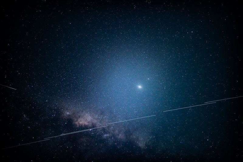 Метеориты кометы Галлея над Брисбеном