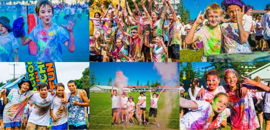 Фестиваль красок в школе – School fun run